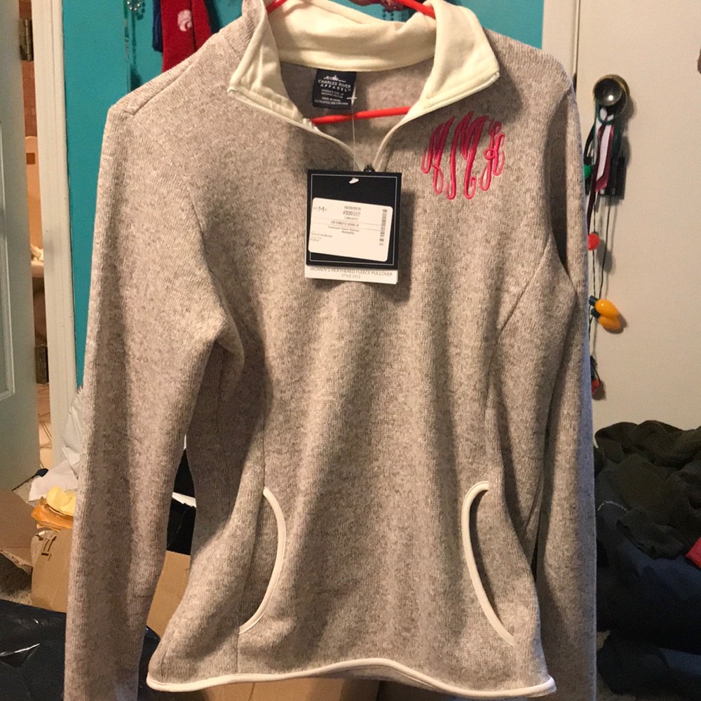 MKM Charles River Apparel Half-Zip Pullover